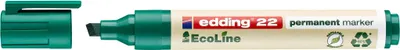 Immagine prodotto di Edding 4-22004 22 Marcatore permanente EcoLine - 1 - 5 mm, verde, ricaricabile