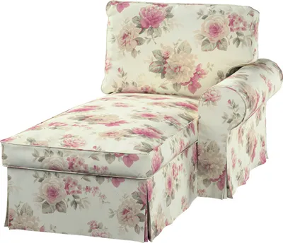 Produktbild von Dekoria Bezug für Ektorp Récamiere rechts, beige- rosa, Sofahusse für Ektorp Recamiere rechts