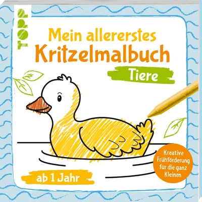 Produktbild von Mein allererstes Kritzelmalbuch Tiere
