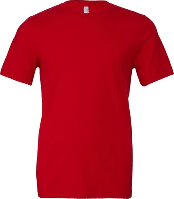 Obrázok produktu pre Bella 3001 | Uni tričko s krátkym rukávom - farba: červená - veľkosť: 2XL