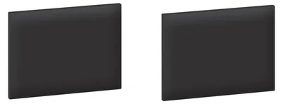 Productafbeelding van Furniture24 Bekledingselement voor bed Mati, 180 cm, hoofdeinde, zwart
