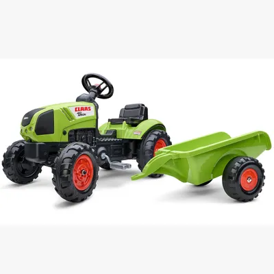 Immagine prodotto di Pedal tractor - FALK - Claas with trailer - From 2 years old - 100%  France - 75% recycled plastic