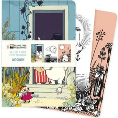 Produktbild von Moomin Set of 3 MIDI Notebooks
