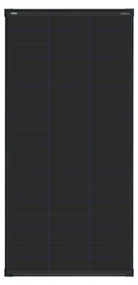 Zdjęcie produktu dla Panel solarny monokrystaliczny, 150 W - 36 V - Szkło - Design w całości w kolorze czarnym