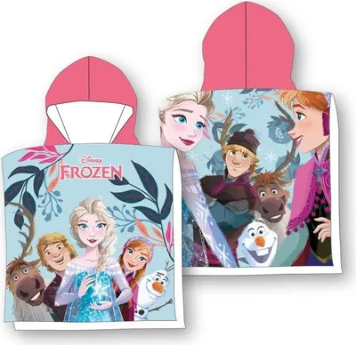 Obrázok produktu pre Frozen detská mikrovláknová osuška s kapucňou, 50 x 50 cm