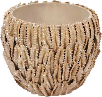Produktbild von Rasteli Blumentopf Coral Reef Braun-Beige D 21 cm H 18 cm