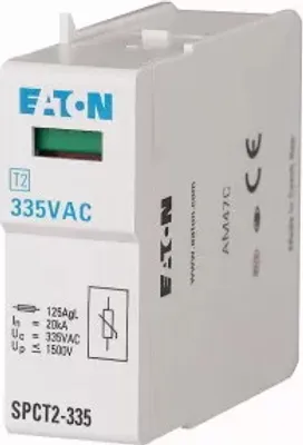 Immagine prodotto di Inserto scaricatore di sovratensione Eaton, 280VAC, 20kA 167592