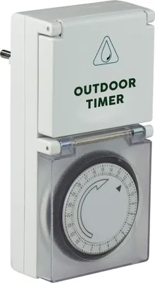 Produktbild von as-Schwabe Zeitschaltuhr Außen Timer mechanisch Schukodose Zeitschalter IP44