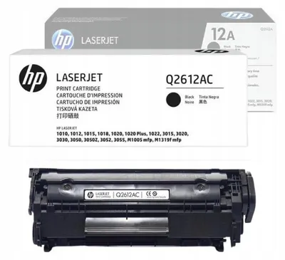Zdjęcie produktu dla HP 12A Black LJ Toner Cart, Q2612A - CONTRACT (2,000 pages)