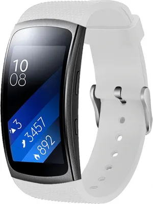 Produktbild von Strap-it Samsung Gear Fit 2 (Pro) Armband Silikon (Weiß)