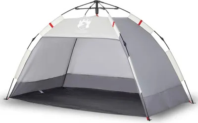 Produktbild von vidaXL Strandzelt 2 Personen Grau Quick Release Wasserdicht