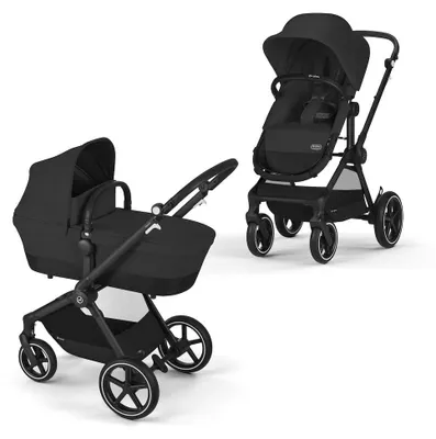 Immagine prodotto di Passeggino Cybex EOS Lux (passeggino 2 in 1), telaio passeggino Cybex:Nero, colore:Nero Luna