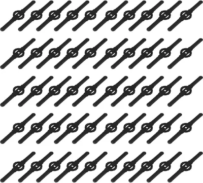 Produktbild von 50 Stück Ersatzklingen aus Kunststoff,Ersatzmesser Rasentrimmer,Rasentrimmer Messer Kompatibel mit 3-in-1-Mähern Mini-Mähern und Trimmer