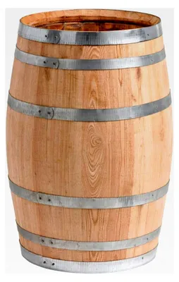 Produktbild von 100 Liter Holzfass aus Kastanienholz, neues Fass mit Deckel