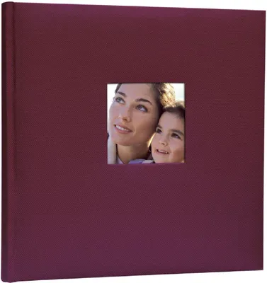 Immagine prodotto di ZEP Album fotografico in lino Velina bordeaux 30x31 cm 60 pagine bianche