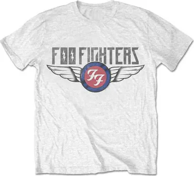 Obrázek produktu pro Foo Fighters Flash Wings White L Tričko