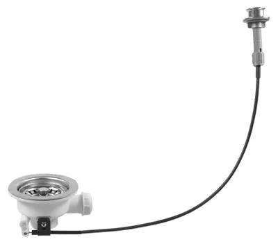 Siebkorb Exzenterventil G1 1/2" 114 mm für Spüle
