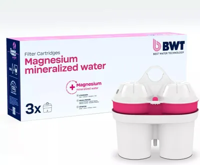 Immagine prodotto di Cartucce filtranti BWT per acqua mineralizzata con magnesio, confezione da 3 pezzi