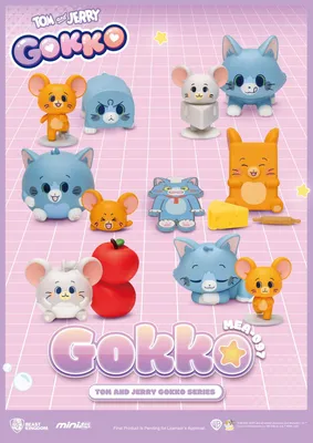 Zdjęcie produktu dla Pudełko zaślepione z figurkami z serii Tom & Jerry Gokko (6 szt.)