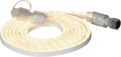 System 24 - LED Lichtschlauch 3m - koppelbar - Erweiterung - 180 warmweiße LED - ohne Trafo