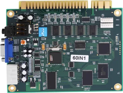Produktbild von 60-in-1-Multicade-Leiterplatte, tragbar, langlebig, klassisches Arcade-Board, professionell für Freunde, Spieleliebhaber, Maschinen