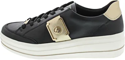 Image de Remonte Femmes Chaussures sportives à lacets Noir Loisirs, Taille:39 EU