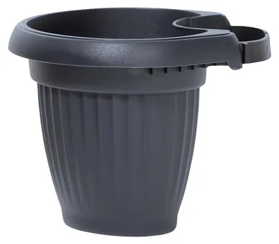 Obrázok produktu pre TERRA antracitový kvetináč 15,8 cm