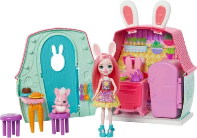 Produktbild von Enchantimals Häuschen Spielset mit Bree Bunny Puppe