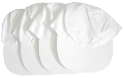 Immagine prodotto di Berretto da baseball Eduplay, set di 4 berretti 100% cotone, bianco