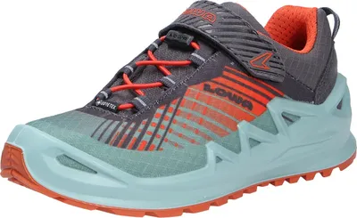LOWA Merger GTX LO VC JR Kinder-Wanderschuhe - Eisblau/lila, Größe 27, Mit Gore-Tex