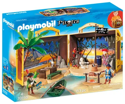 Produktbild von PLAYMOBIL Mitnehm-Pirateninsel, 70150