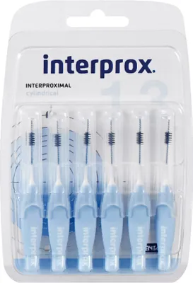 Immagine prodotto di Interprox Spazzolino interdentale cilindrico blu 6 pezzi