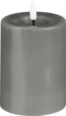 Produktbild von Mica Deko Kerze 10 x 7,5 cm grau