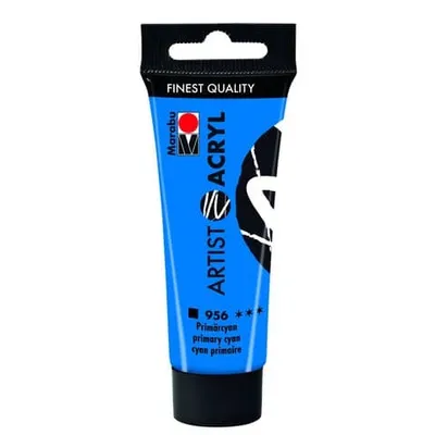 Produktbild von Marabu Acrylfarbe, hochpigmentiert, lichtecht, brillant, deckend, pastos, wasserfest, matt