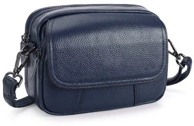 Image de Sac bandoulière pour femmes de la marque Leren, avec trois fermetures éclair