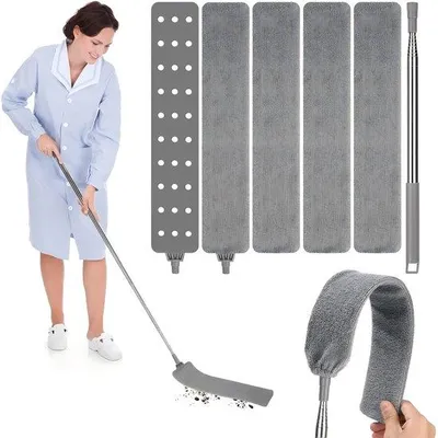 Obrázek produktu pro Teleskopický mop, s nastavitelnou délkou od 0,8 do 2,5 metru, omyvatelný.