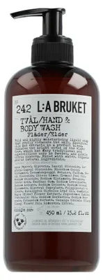 Imagen del producto de L:A BRUKET Gel de ducha y lavado corporal "Cleansing 242" con extracto de saúco (450 ml)