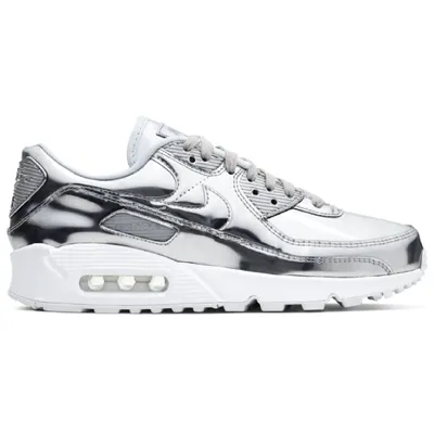 Produktbild von Nike Air Max 90 SP Special Edition Metallic Pack LTD Sneaker Schuhe silber/weiss CQ6639-001, Schuhgröße:40 EU