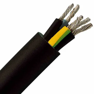 Produktbild von Gummileitung schwarz 10 Meter HO7RN-F 3G1,5mm²