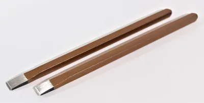 Image de 2 x RENNSTEIG burin d'électricien burin 250x10x12 mm carré travail du métal