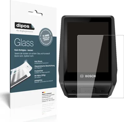 Produktbild von 2x Schutzfolie für Bosch Nyon BUI350 (2021) - Anti-Shock 9H Folie dipos Glass Kunststoffglas
