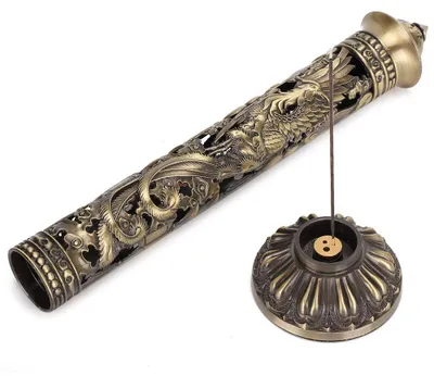 Wierooktorenhalter Bronze, 3 Durchmesser, vertikaler Ständer