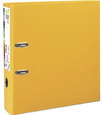 Zdjęcie produktu dla Folder Premium A4 80mm PP żółty Opakowanie 10 szt