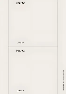 Produktbild von Leitz Folder labels, grey, Grau
