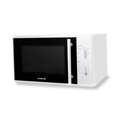 Produktbild von Inventum MN205S, Arbeitsplatte, Solo-Mikrowelle, 20 l, 700 W, Drehregler, Weiß