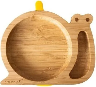 Immagine prodotto di Piatto in bambù Melc, giallo, eco naughty