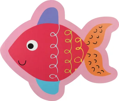 Produktbild von Kinder-Tischset 55x55cm, Fisch