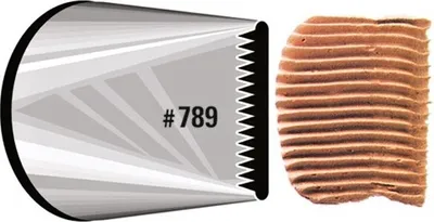 Produktbild von Tortenspitze / Kuchenglasur / Düse - Nr. 789 - Wilton