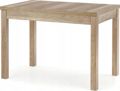 Produktbild von Esstisch Ausziehbar - 120-160 cm Lange - Eiche Sonoma - Rechteckig - Für 4–6 Personen - Küchentisch - Holztisch für Esszimmer