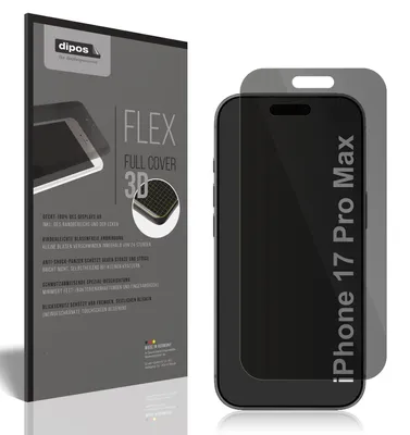 Produktbild von Full Cover Privacy Blickschutzfolie für Apple iPhone 17 Pro Max Folie Anti-Shock